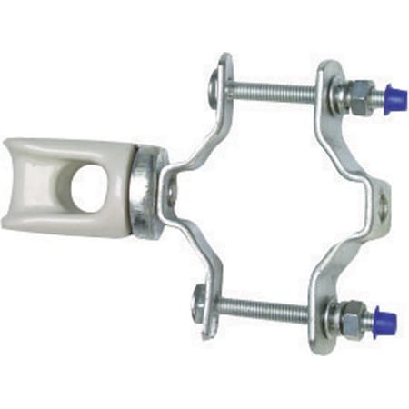 Gampak Sigma Engineered Solutions ProConnex 0 in. D Porcelain/Steel Wire Holder For NM/SE 1 pk 02-56037